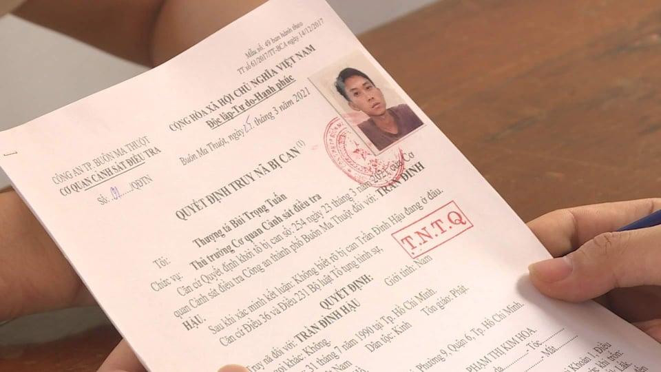 Công an ra quyết định truy nã Hậu