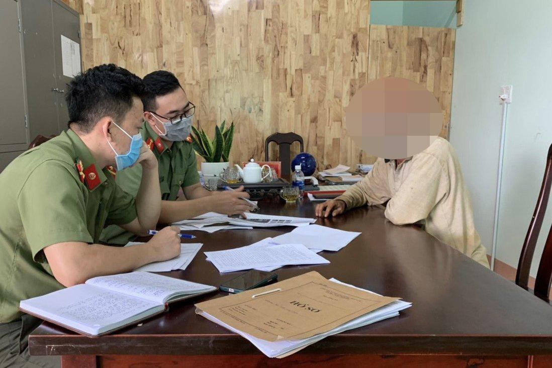 Cơ quan công an làm việc vói ông P.