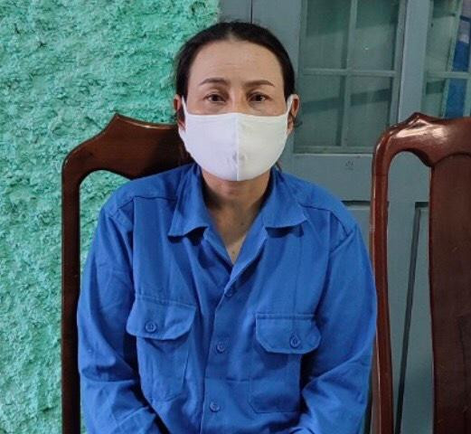 Đối tượng Tỵ tại cơ quan công an