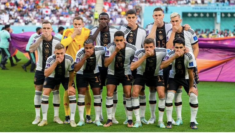 Hành động của đội tuyển Đức trước trận đấu ngày 23/11 Hành động của đội tuyển Đức trước trận đấu ngày 23/11