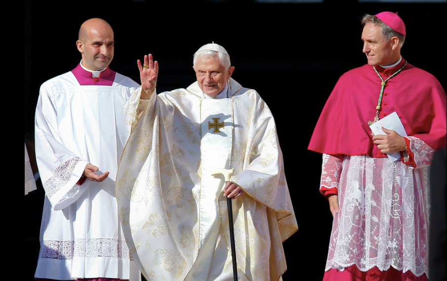 Cựu Giáo hoàng Benedict khi còn đương nhiệm năm 2014. (Ảnh: Reuters) Cựu Giáo hoàng Benedict khi còn đương nhiệm năm 2014. (Ảnh: Reuters)