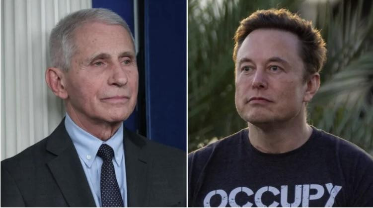 TS Anthony Fauci (trái) và tỷ phú Elon Musk TS Anthony Fauci (trái) và tỷ phú Elon Musk