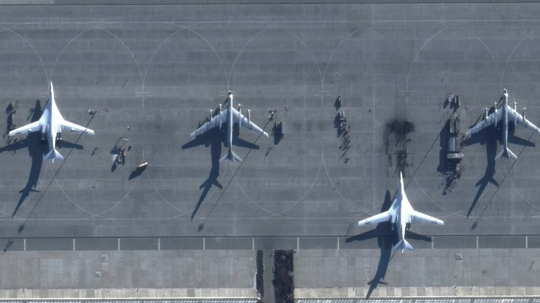 Căn cứ không quân Engels của Nga ngày 4/12. (Ảnh: Maxar)