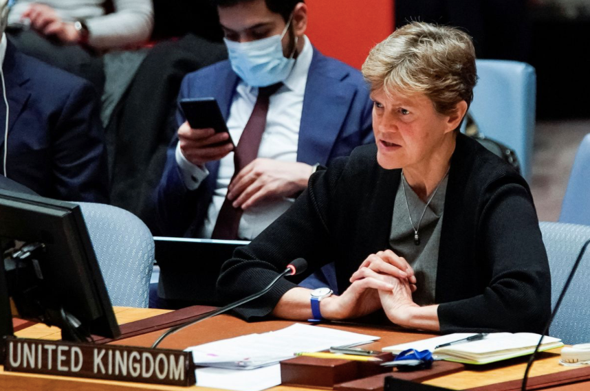 Đại sứ Anh tại Liên Hợp Quốc Barbara Woodward