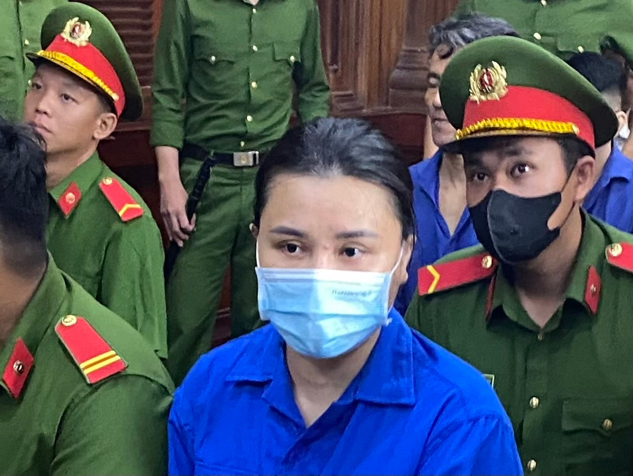 Hoài DJ tại phiên tòa. Ảnh: Tân Châu. Hoài DJ tại phiên tòa. Ảnh: Tân Châu.