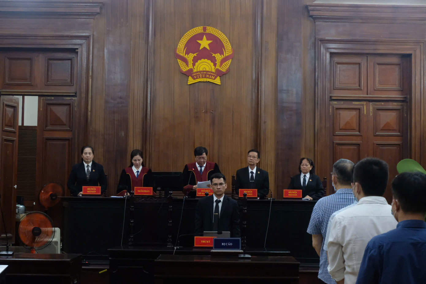 HĐXX đang tuyên án.