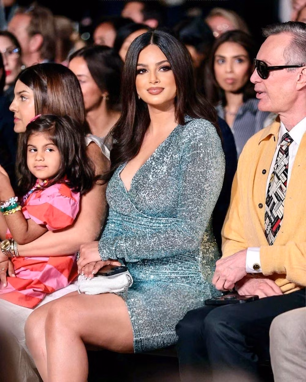 Hình ảnh của Harnaaz Sandhu tại Tuần lễ thời trang New York.
