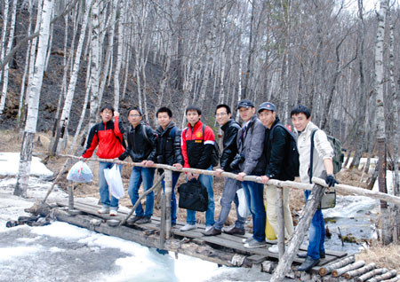 Những chàng du học sinh Việt trên hành trình đến Bailkal - Ảnh: Văn Tứ 