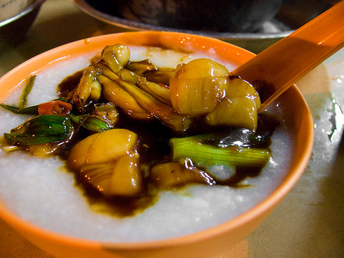  Cháo ếch sa nhân