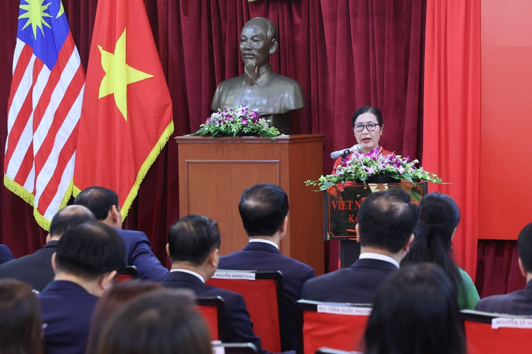 Chủ tịch Hội Người Việt Nam tại Malaysia phát biểu tại buổi gặp gỡ. Ảnh: VGP/Nhật Bắc. Chủ tịch Hội Người Việt Nam tại Malaysia phát biểu tại buổi gặp gỡ. Ảnh: VGP/Nhật Bắc.