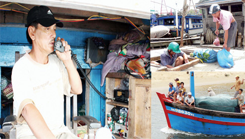 Ngư dân miền Trung vẫn quyết bám biển. Ảnh: Nam Cường. Ngư dân miền Trung vẫn quyết bám biển. Ảnh: Nam Cường