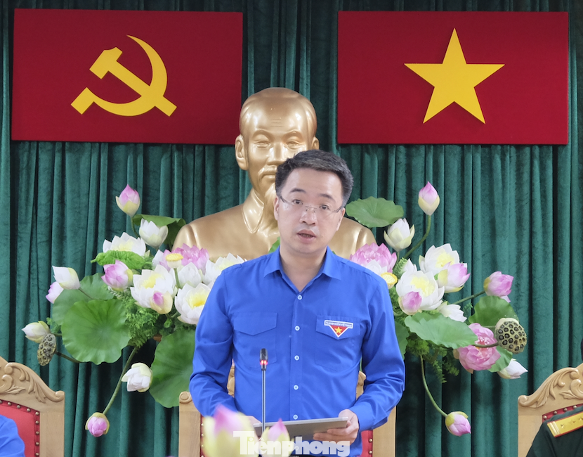 Anh Nguyễn Tường Lâm - Bí thư T.Ư Đoàn, Chủ tịch T.Ư Hội LHTN Việt Nam phát biểu kết luận hội nghị.