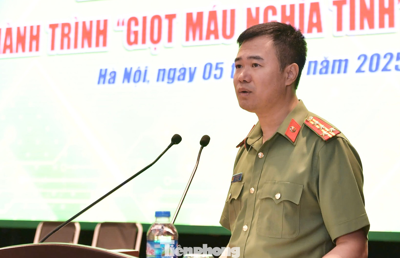 Đại tá Nguyễn Ngọc Quyền - Phó Giám đốc Công an TP Hà Nội phát biểu tại chương trình.