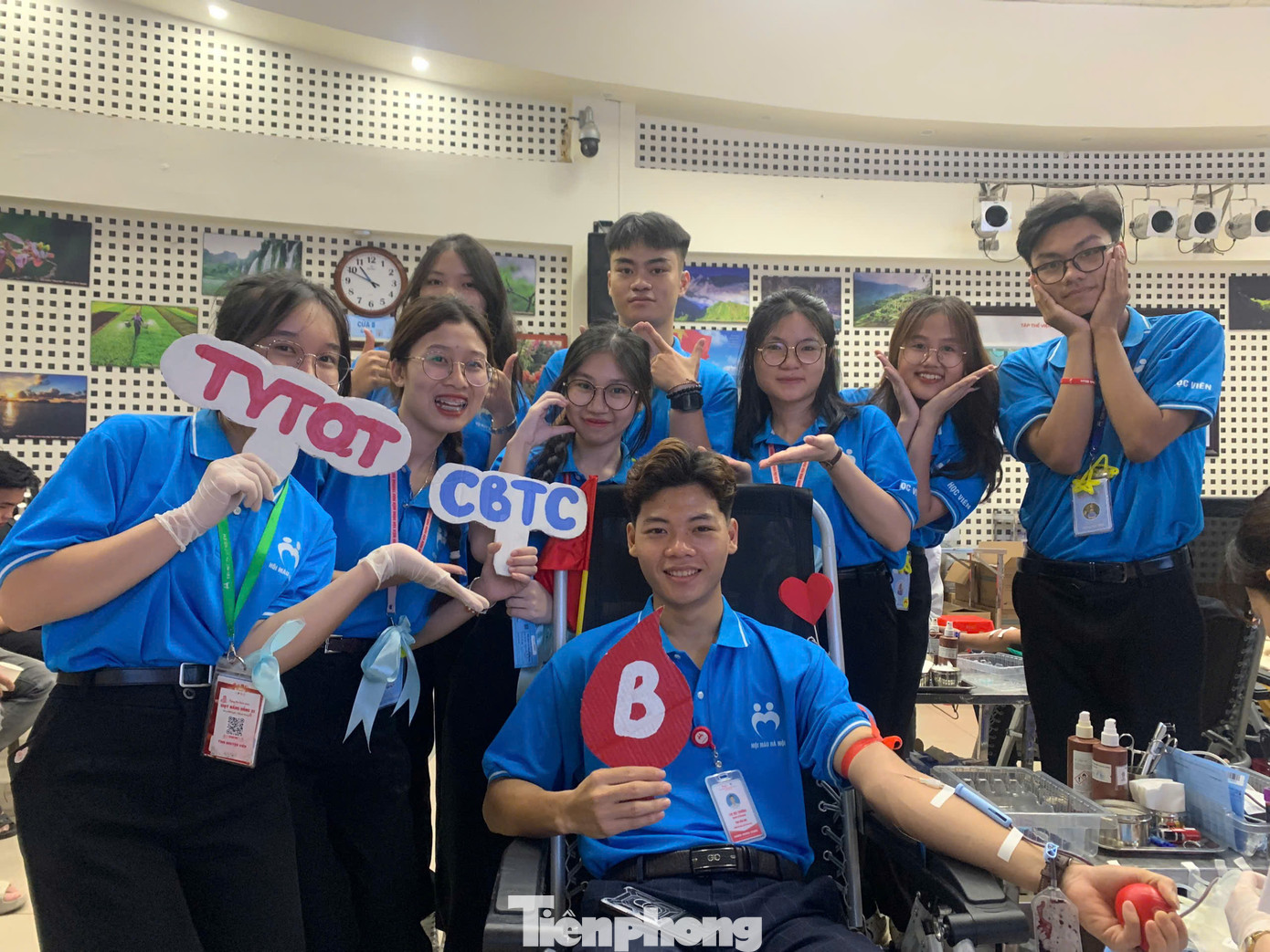 Bạn Tào Văn Hải - sinh viên Đại học Bách khoa Hà Nội đã hiến máu tình nguyện 13 lần.