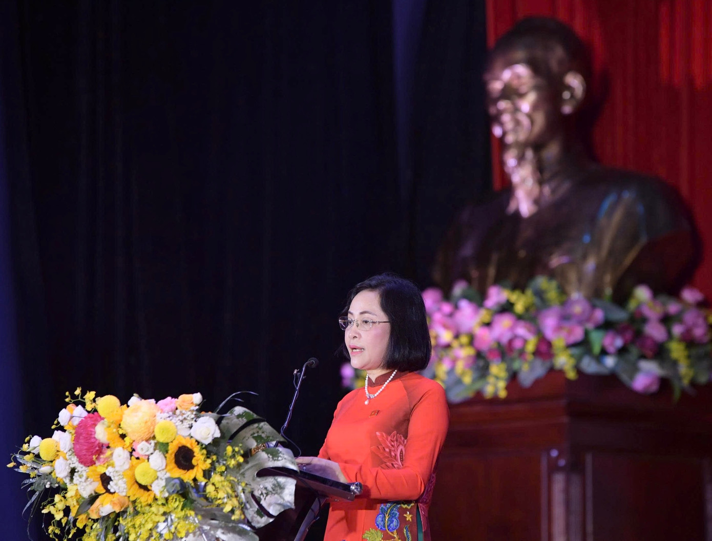 Bà Nguyễn Thị Thanh - Ủy viên Trung ương Đảng, Phó Chủ tịch Quốc hội phát biểu chỉ đạo tại chương trình.