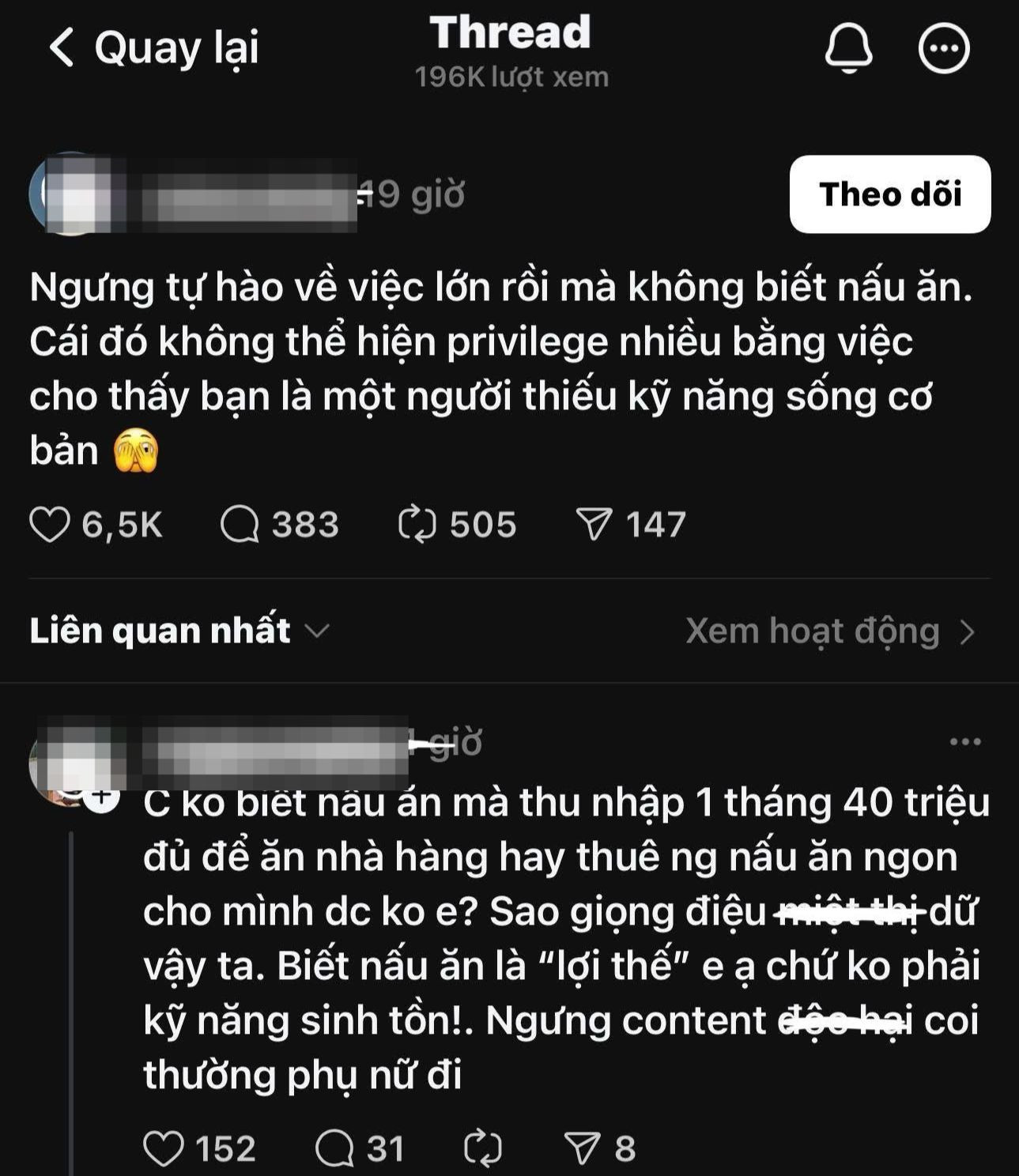 Quan điểm đang gây tranh cãi và bàn luận sôi nổi từ cộng đồng mạng trên các hội nhóm, diễn đàn. Quan điểm đang gây tranh cãi và bàn luận sôi nổi từ cộng đồng mạng trên các hội nhóm, diễn đàn.