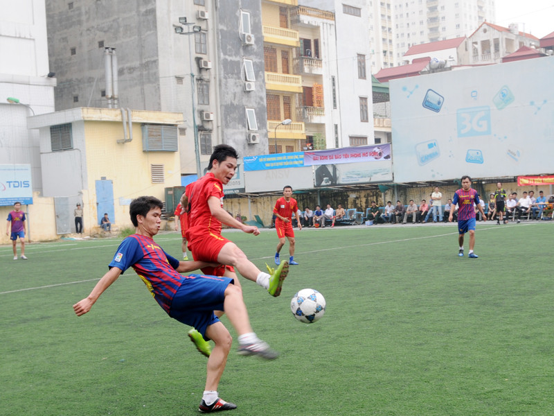 Tiếp đó là trận đấu giữa đội Viettel và Vinaphone