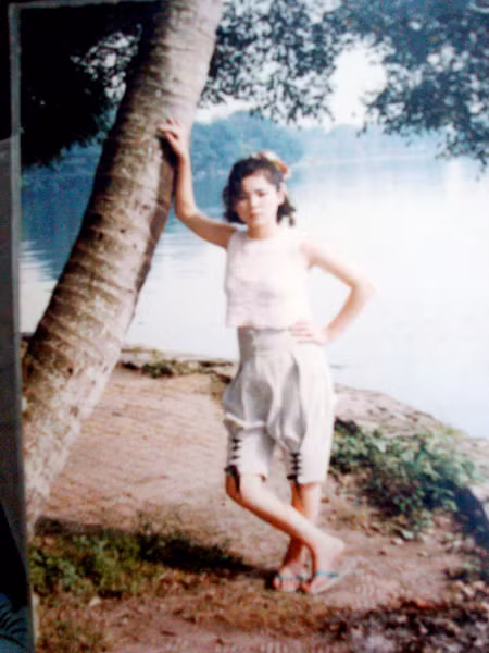 Nguyễn Thị Vân trước lúc mất tích