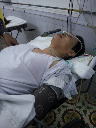 Phạm Ngọc Khánh mê man bất tỉnh trong phòng cấp cứu BV Việt Tiệp