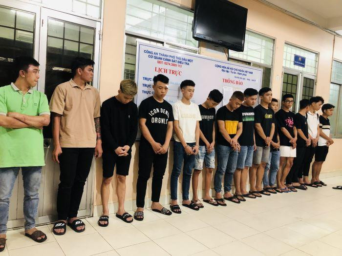 Nhóm đối tượng hỗn chiến bị bắt