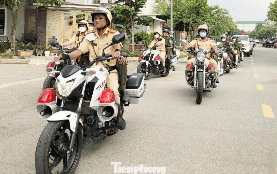 Lực lượng công an được tăng cường đảm bảo an toàn giao thông, an ninh trật tự dịp lễ Quốc khánh 2/9