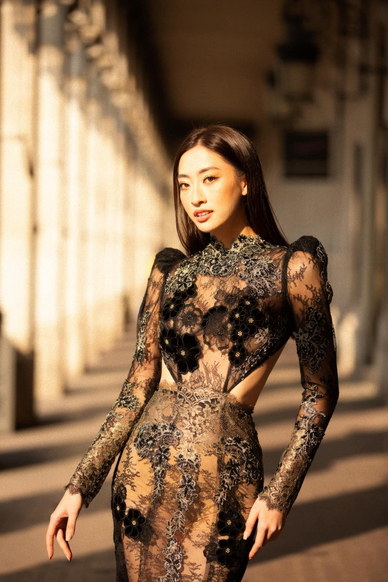 Nhan sắc xinh đẹp và kiêu sa của Miss World Vietnam 2019 bên trời tây khiến fans trầm trồ.