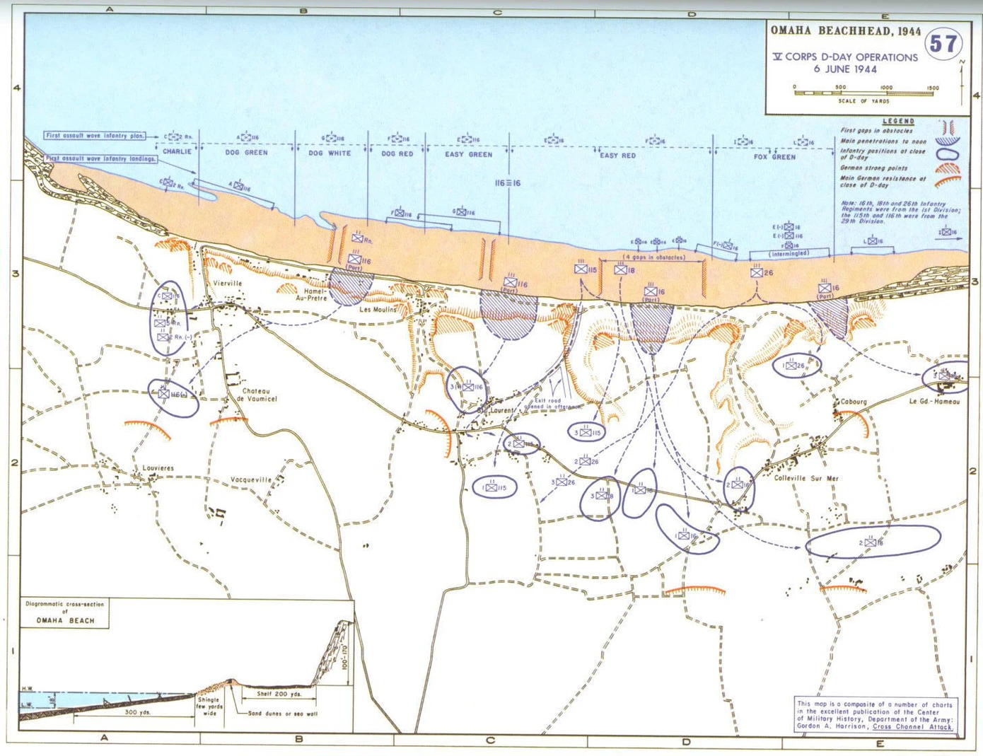 Sơ đồ đổ bộ lên bờ biển Normandi nước Pháp . Sơ đồ đổ bộ lên bờ biển Normandi nước Pháp