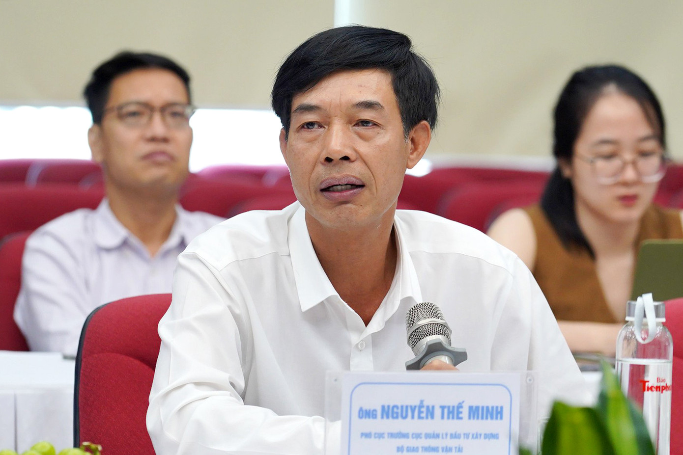 Ông Nguyễn Thế Minh, Phó Cục trưởng Cục Quản lý đầu tư xây dựng, Bộ Giao thông vận tải Ông Nguyễn Thế Minh, Phó Cục trưởng Cục Quản lý đầu tư xây dựng, Bộ Giao thông vận tải