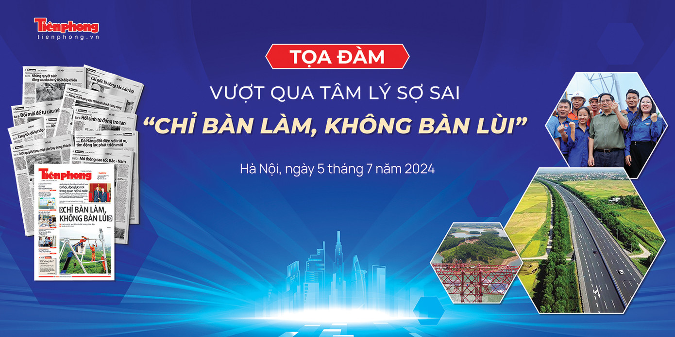 Cuộc tọa đàm diễn ra tại trụ sở báo Tiền Phong, 15 Hồ Xuân Hương, Hà Nội. Cuộc tọa đàm diễn ra tại trụ sở báo Tiền Phong, 15 Hồ Xuân Hương, Hà Nội.