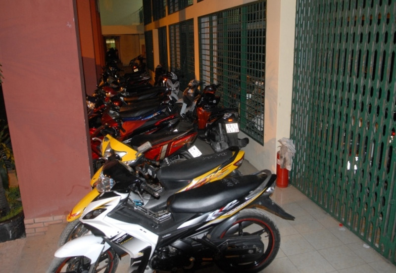 14 chiếc xe máy bị bắt giữ