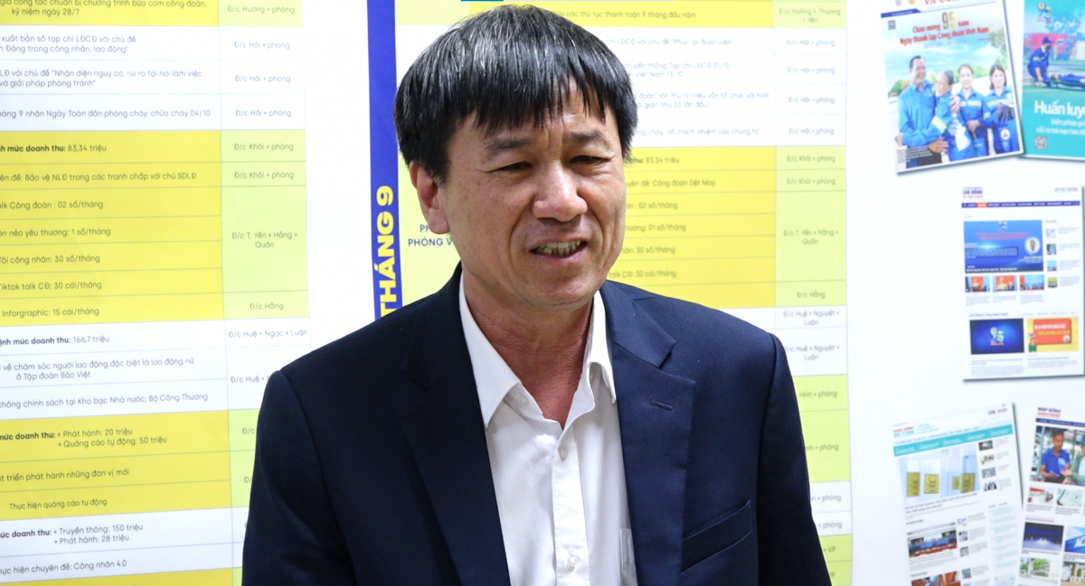 Ông Lê Đình Quảng - Phó Trưởng Ban Chính sách - Pháp luật (Tổng Liên đoàn Lao động Việt Nam)