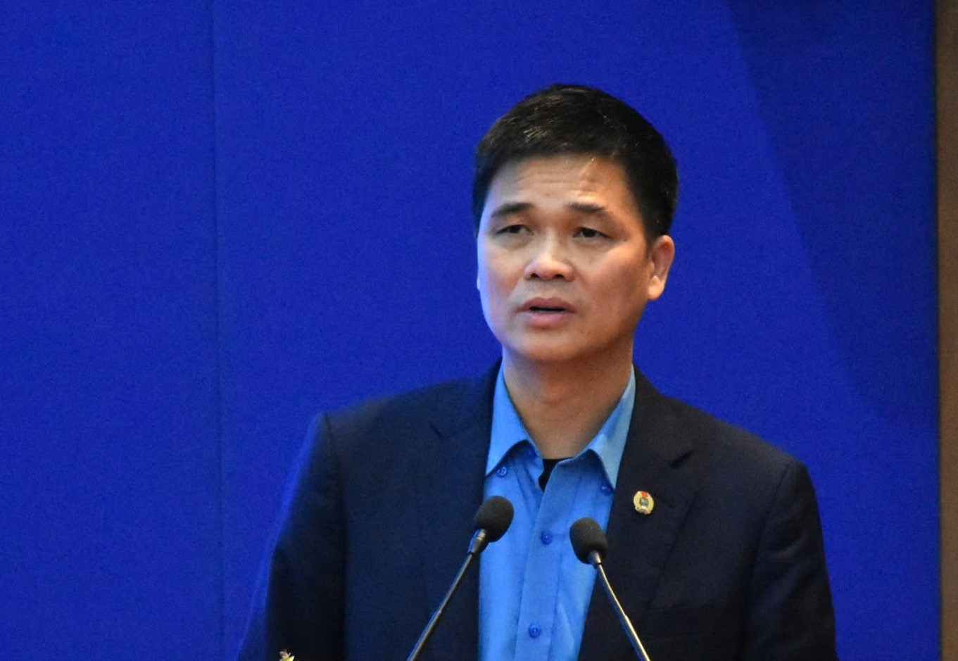 Ông Ngọ Duy Hiểu, Phó Chủ tịch Tổng Liên đoàn Lao động Việt Nam. Ảnh: Hải Nguyễn