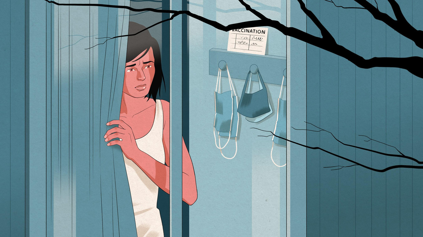 Nhiều người cảm thấy lo sợ trước những tình huống xã hội mình phải đối mặt khi trở lại cuộc sống bình thường. Ảnh: CNBC.