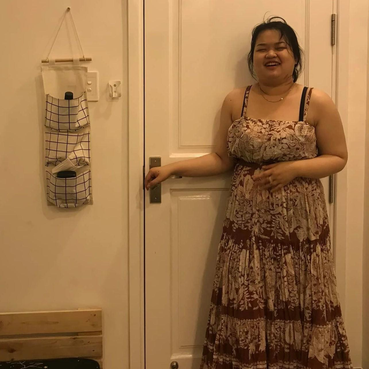 Hình ảnh của Nhi trước khi giảm cân.