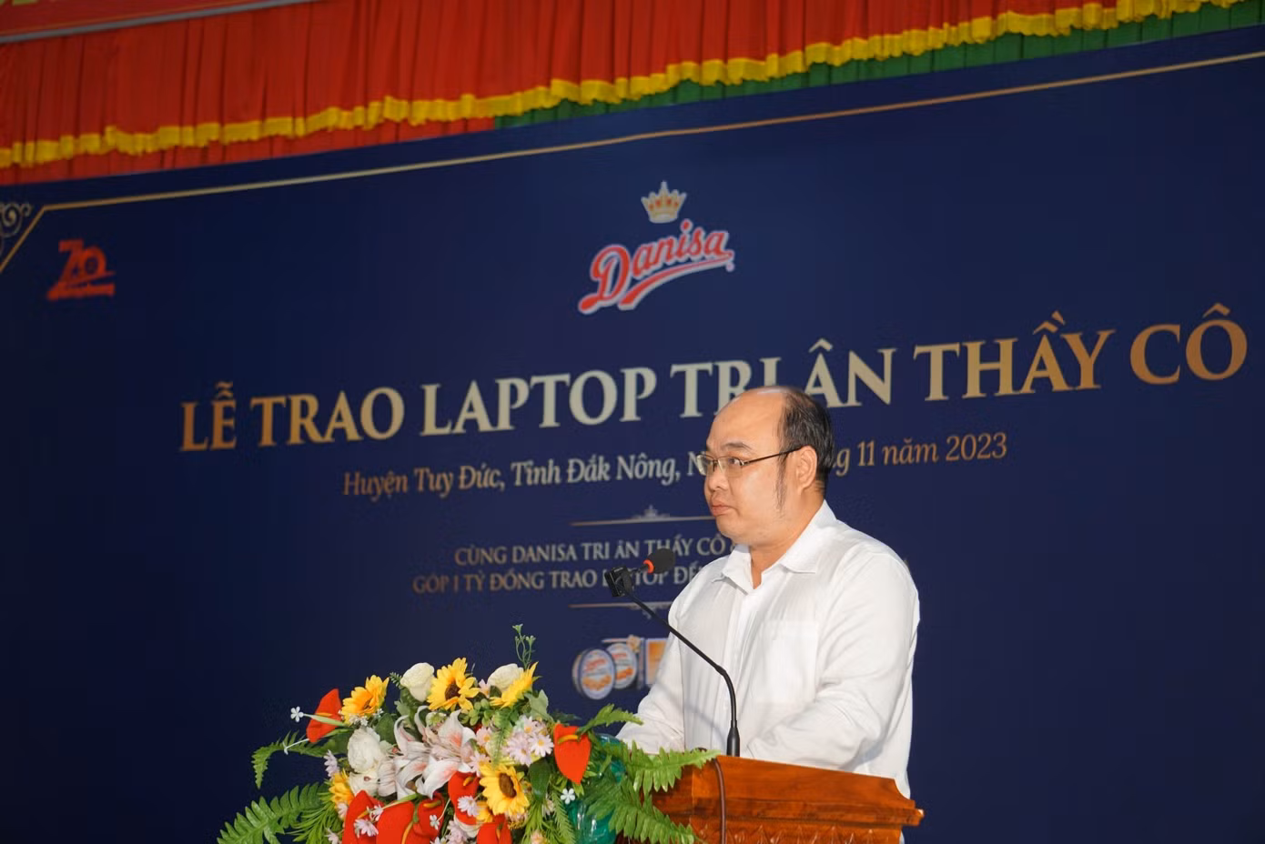 Ông Trần Vĩnh Phú - Phó Chủ tịch UBND huyện Tuy Đức phát biểu tại chương trình. Ông Trần Vĩnh Phú - Phó Chủ tịch UBND huyện Tuy Đức phát biểu tại chương trình.