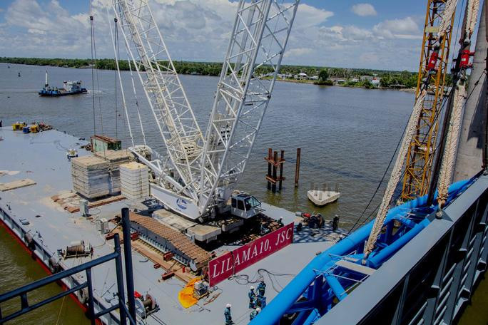 Ngắm siêu công trình thủy lợi Cái Lớn - Cái Bé trước “giờ G” khánh thành - Ảnh 17.