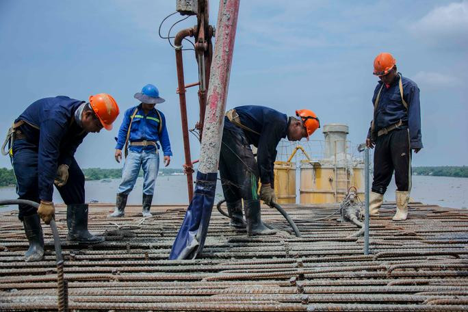 Ngắm siêu công trình thủy lợi Cái Lớn - Cái Bé trước “giờ G” khánh thành - Ảnh 7.