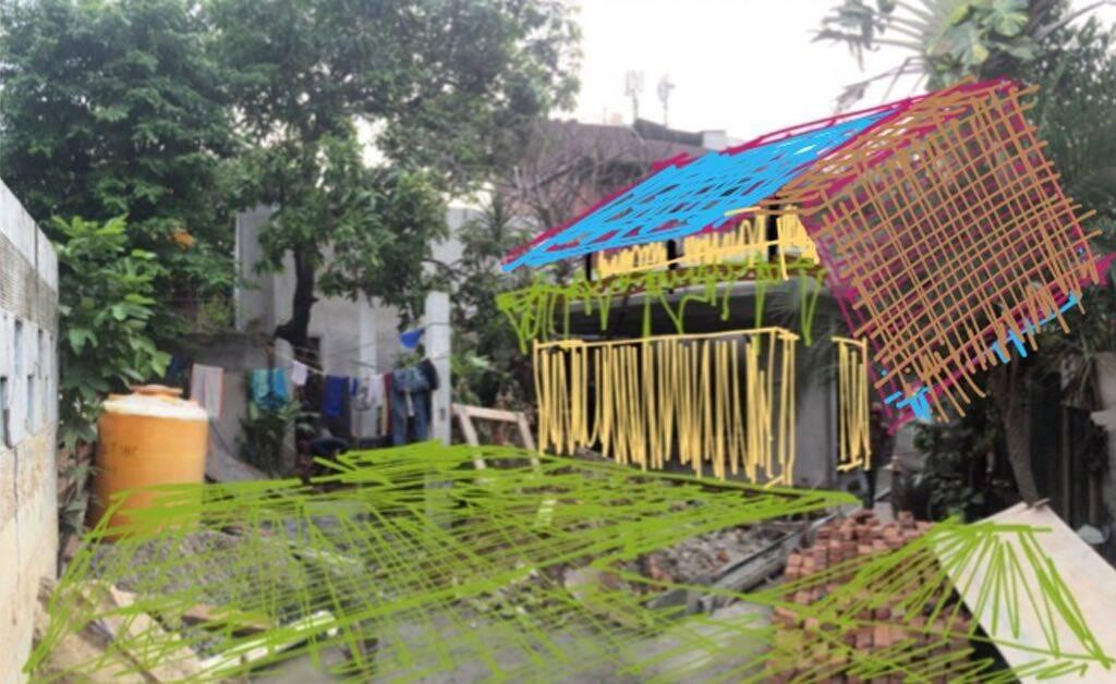 Căn nhà này là dự án cải tạo ngôi nhà 2 tầng ở một khu phố đông đúc, theo ý tưởng bảo tồn diện mạo xưa, đồng thời sửa đổi lại bằng cách điều chỉnh không gian bên dưới hiên, để ngôi nhà vừa phù hợp với cảnh quan thiên nhiên, vừa đáp ứng được lối sống đô thị.