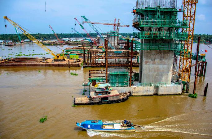 Ngắm siêu công trình thủy lợi Cái Lớn - Cái Bé trước “giờ G” khánh thành - Ảnh 6.