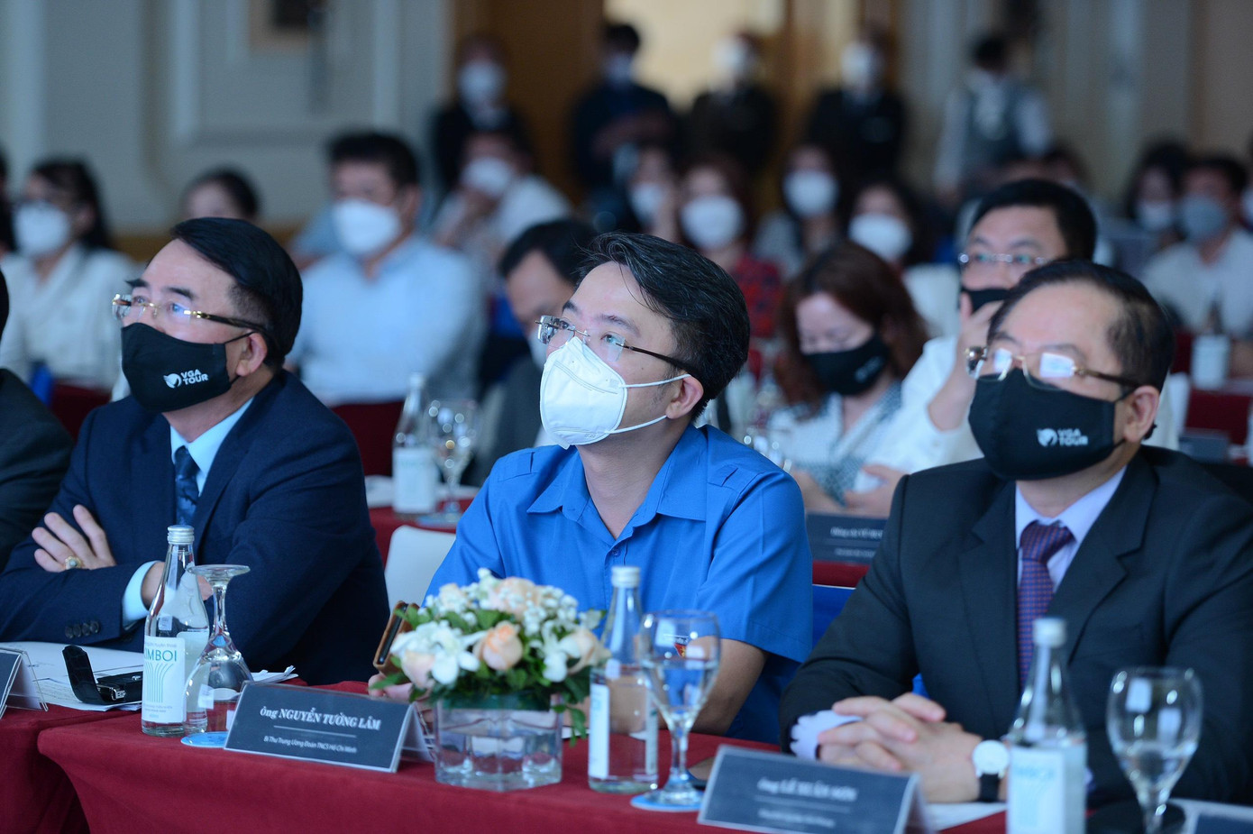 Ông Nguyễn Tường Lâm- Bí Thư Trung ương Đoàn tham dự buổi họp báo Giải Vô địch Golf Quốc gia - Cúp VinFast 2022.