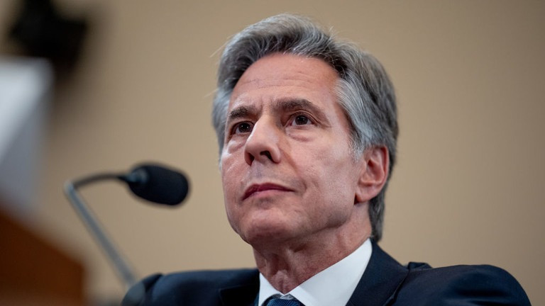 Ngoại trưởng Mỹ Antony Blinken. Ảnh: Getty Images Ngoại trưởng Mỹ Antony Blinken. Ảnh: Getty Images