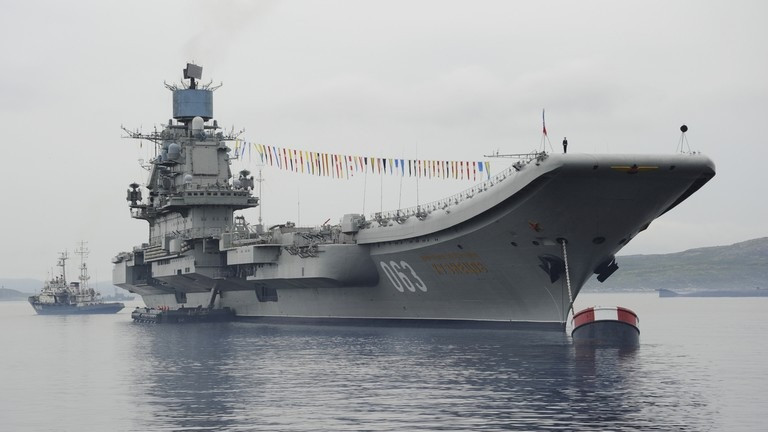 Tàu Đô đốc Kuznetsov. (Ảnh: Sputnik) Tàu Đô đốc Kuznetsov. (Ảnh: Sputnik)