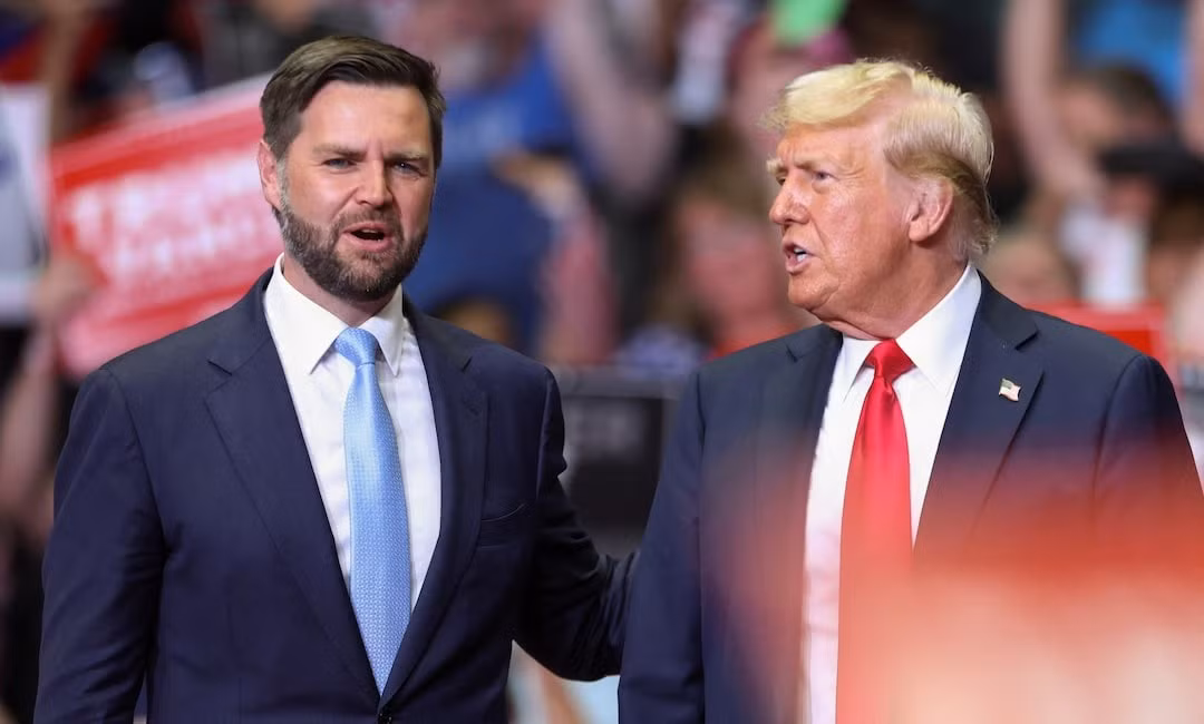 Ông Trump và ứng viên phó tổng thống J.D. Vance. (Ảnh: Reuters)