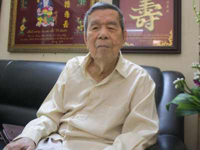 Ông Lưu Văn Lợi - nguyên Trưởng ban Biên giới Chính phủ Ảnh: Phùng Nguyên 