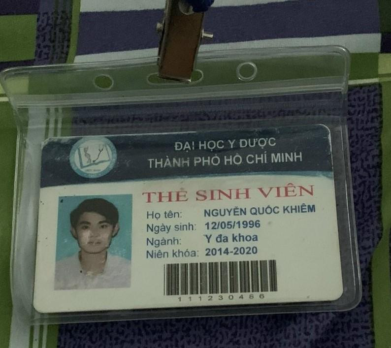Nguyễn Quốc Khiêm dùng thẻ sinh viên này để vào khu cách ly quận 12 làm việc Nguyễn Quốc Khiêm dùng thẻ sinh viên này để vào khu cách ly quận 12 làm việc