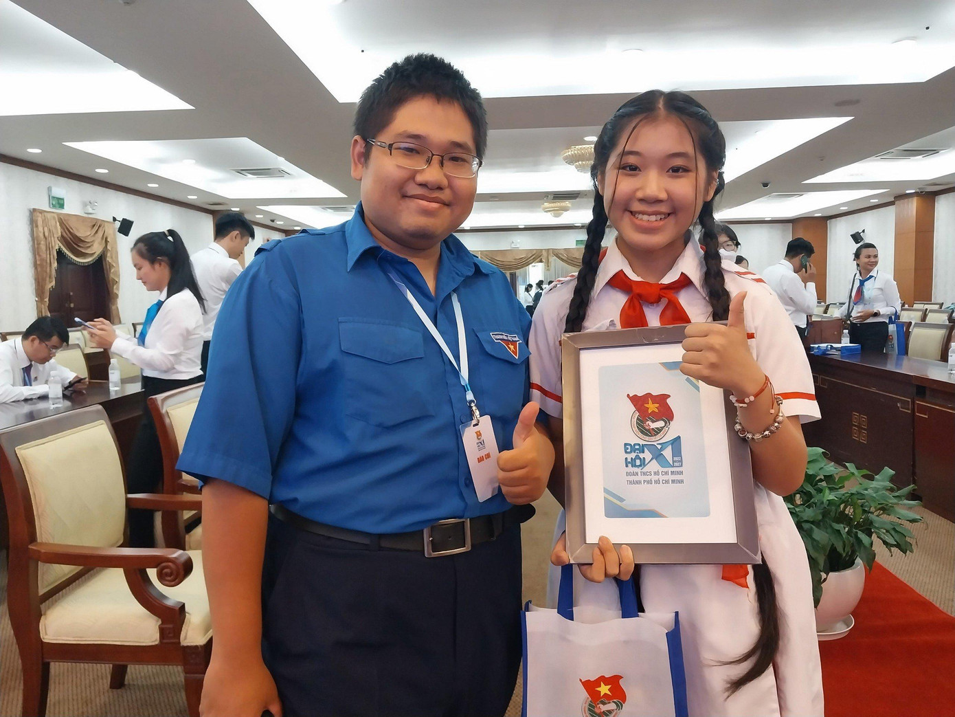 Nguyễn Võ Ngọc Giàu - học sinh Trường THCS Hà Huy Tập, quận Bình Thạnh