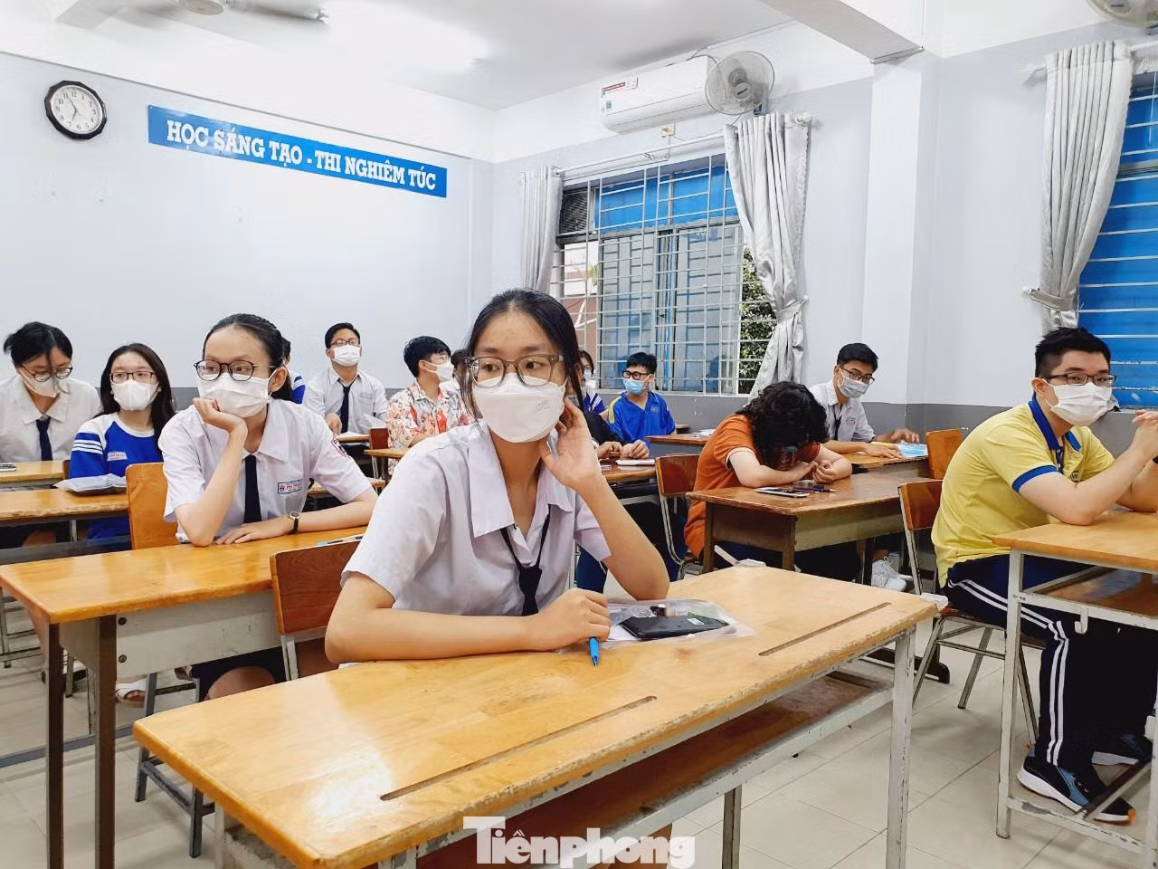 Thí sinh dự thi tốt nghiệp THPT năm 2022 tại TPHCM Thí sinh dự thi tốt nghiệp THPT năm 2022 tại TPHCM