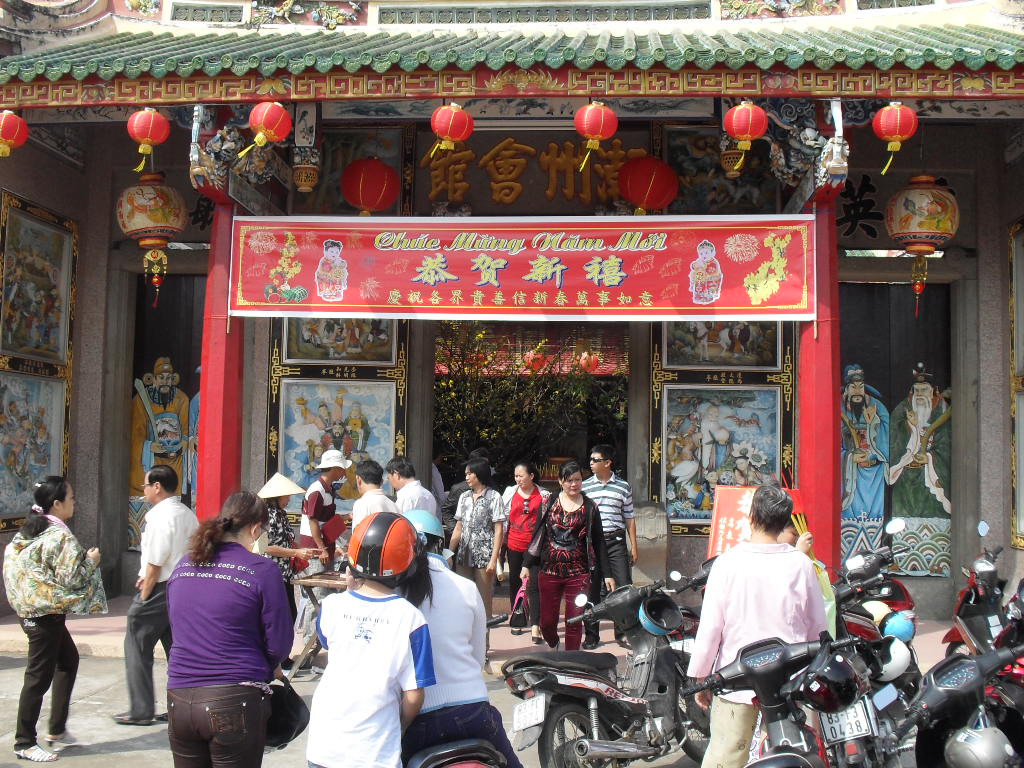 Tại chùa Quốc Quang