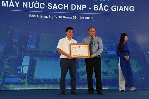 Khánh thành Nhà máy nước sạch nghìn tỷ ở Bắc Giang ảnh 3