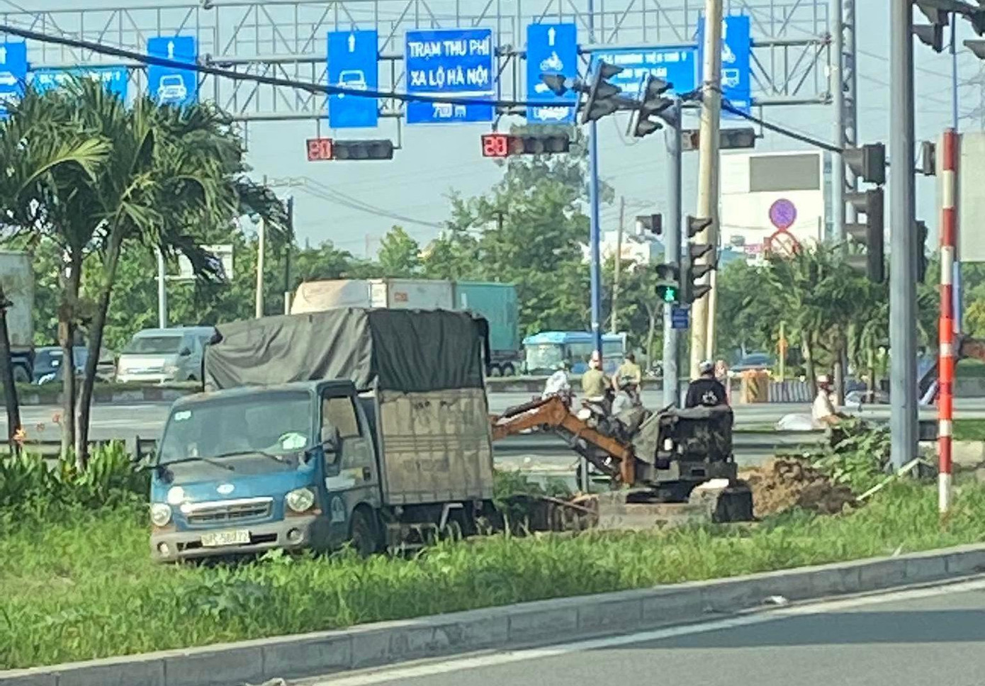 Hiện trường vụ việc.